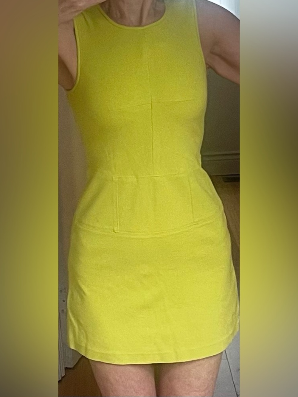 Yellow Sleeveless Dress